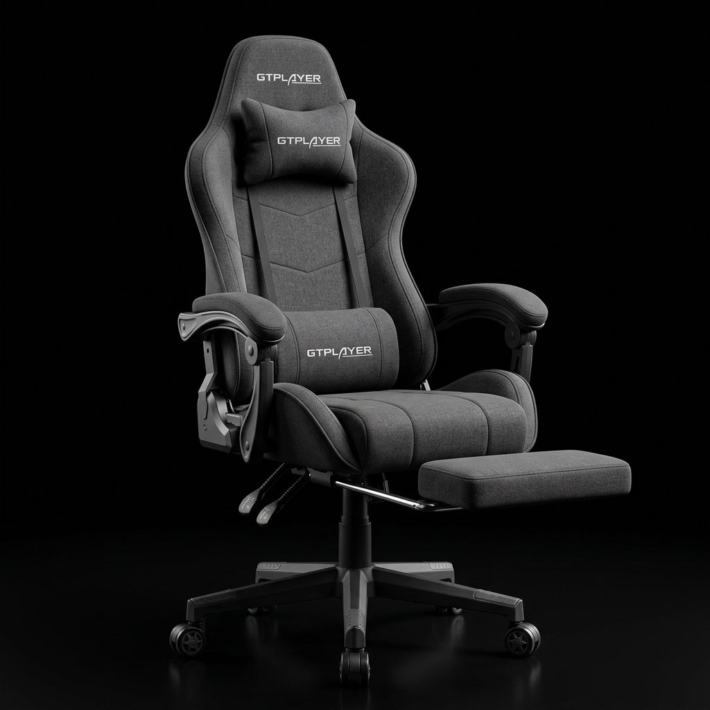 GTPLAYER Chaise Gaming Tissu